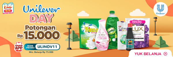 Unilever Day Potongan 15ribu