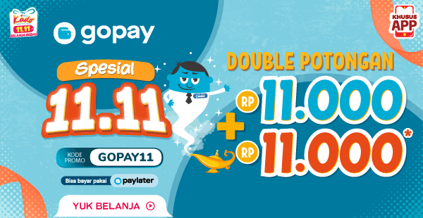 GoPay Double potongan