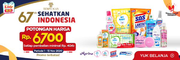 Tempo Scan ada Potongan harga 6700