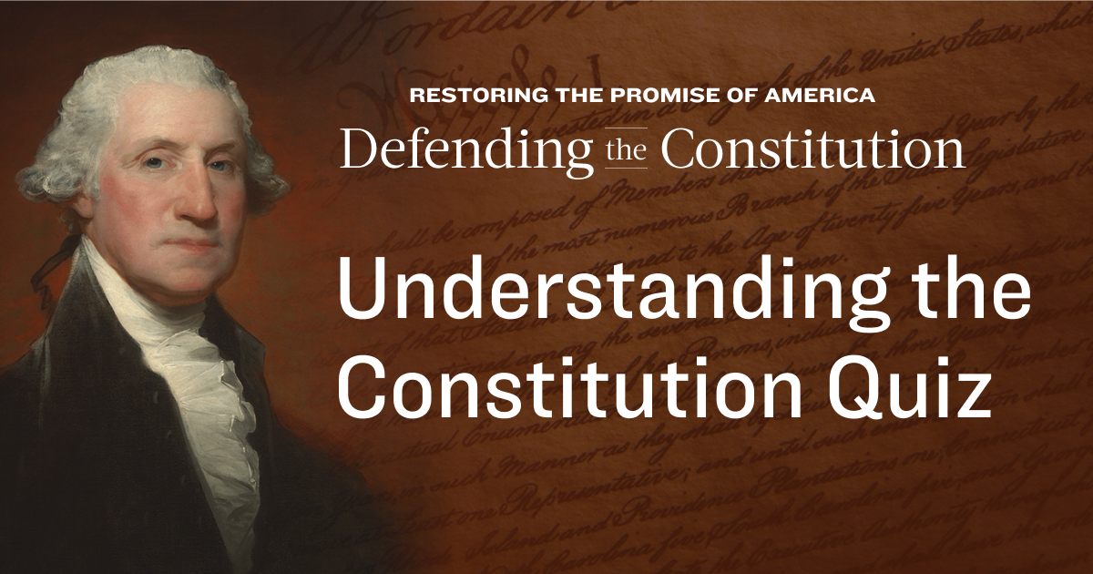 Constitution quiz