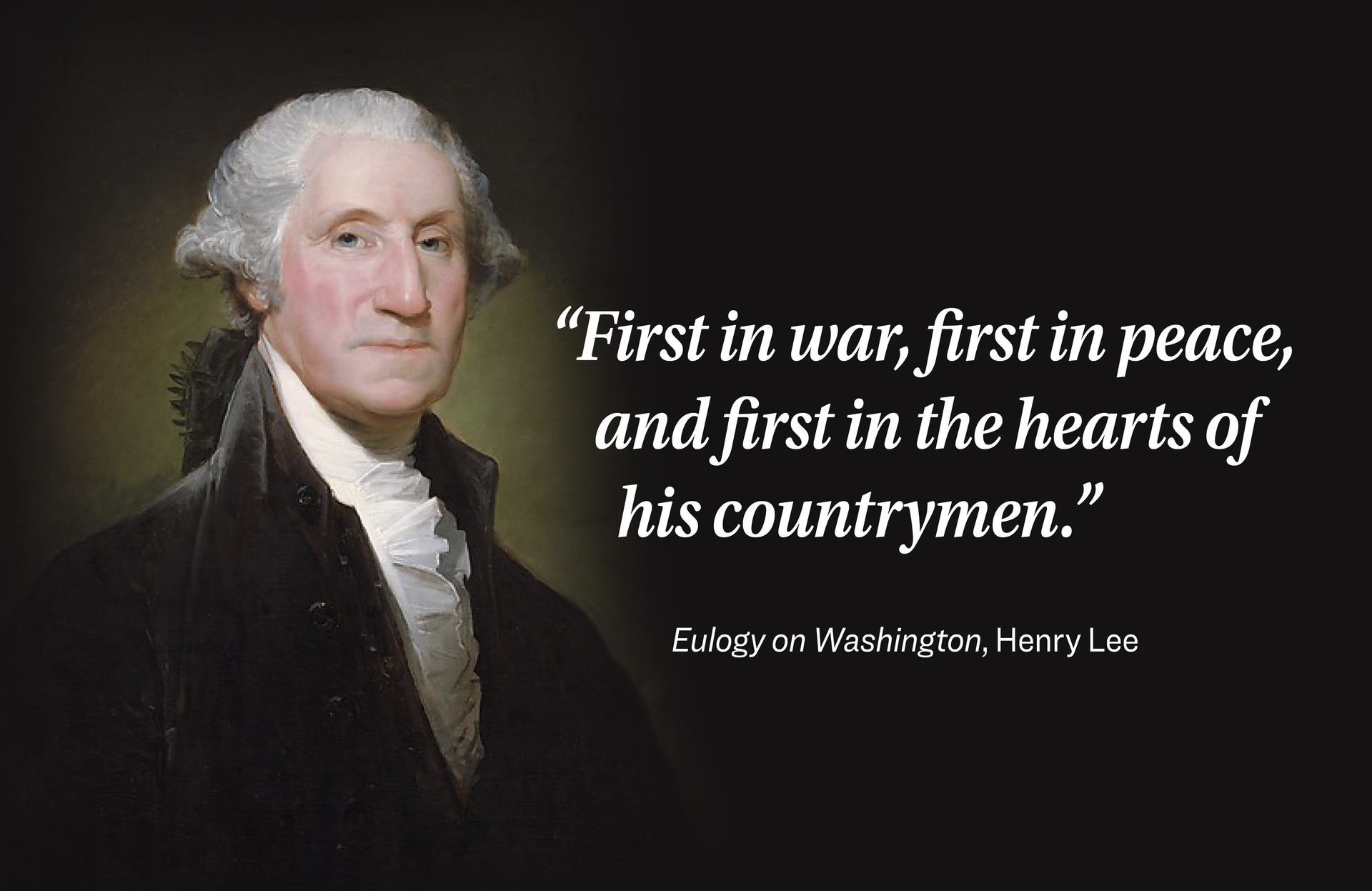 President George Washington is one of our nations most iconic presidents