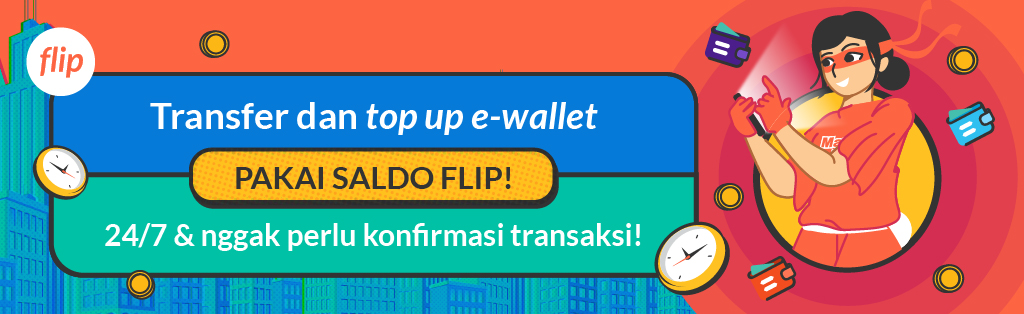 Aktifkan Saldo Flip untuk transaksi tanpa perlu konfirmasi