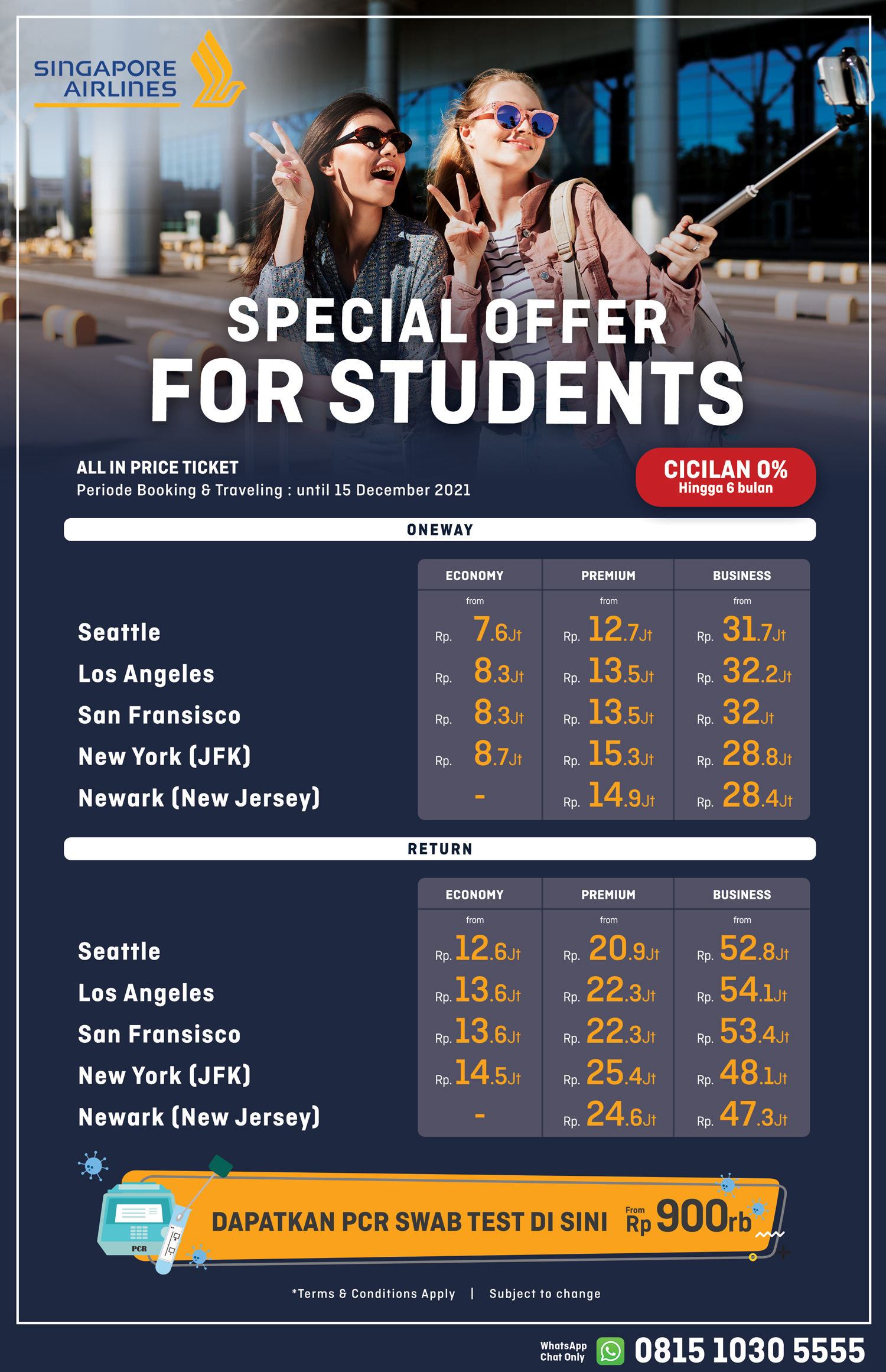 Promo Singapore Airlines