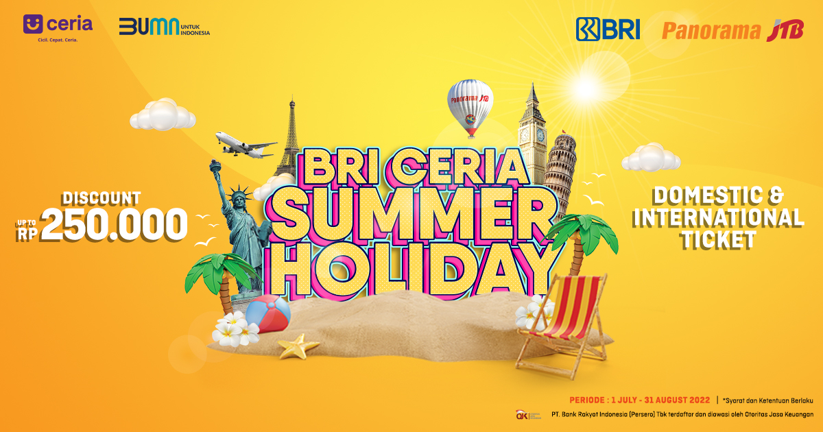 Promo Tiket BRI Ceria Summer Holiday
