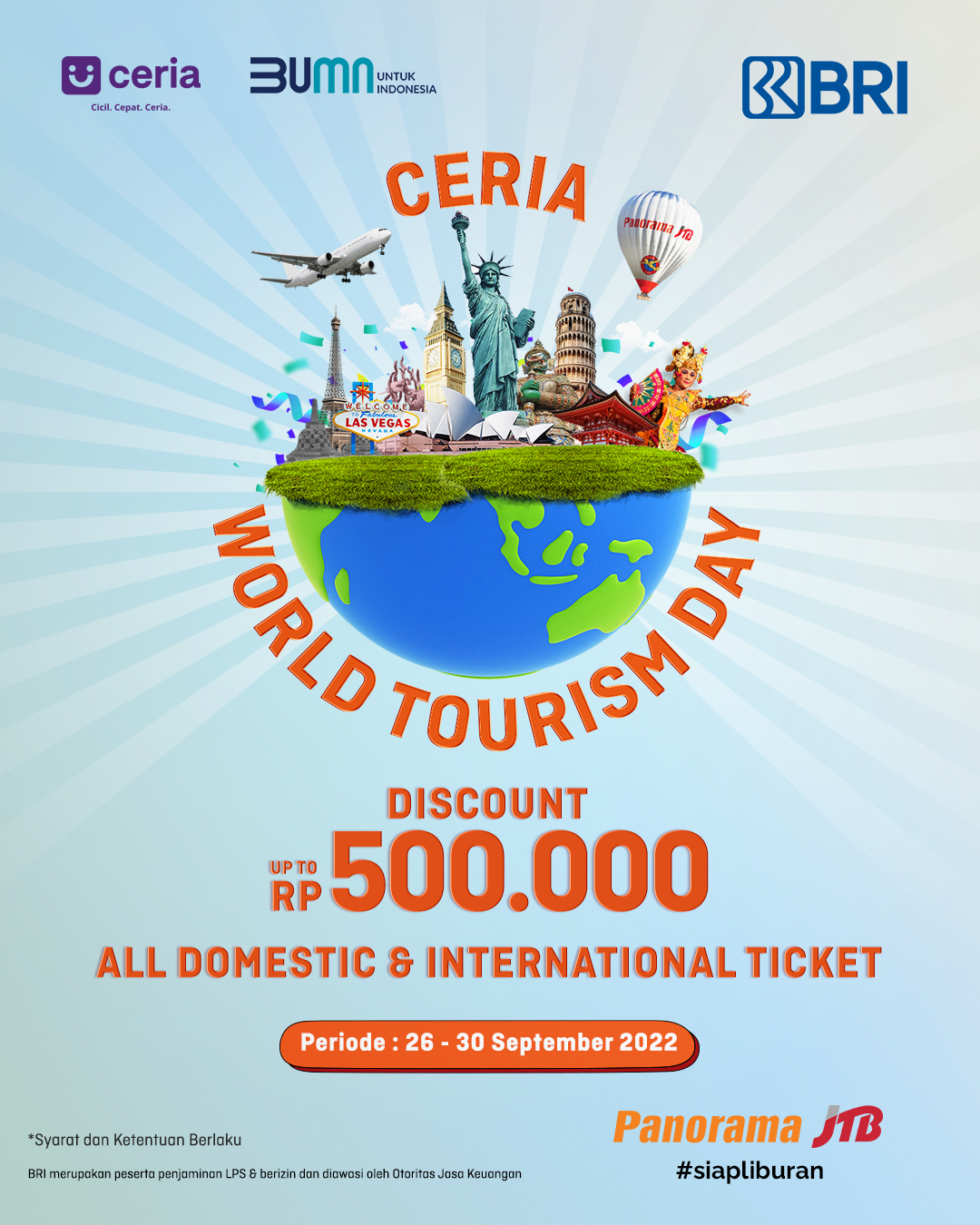 Selamat Hari Pariwisata Dunia