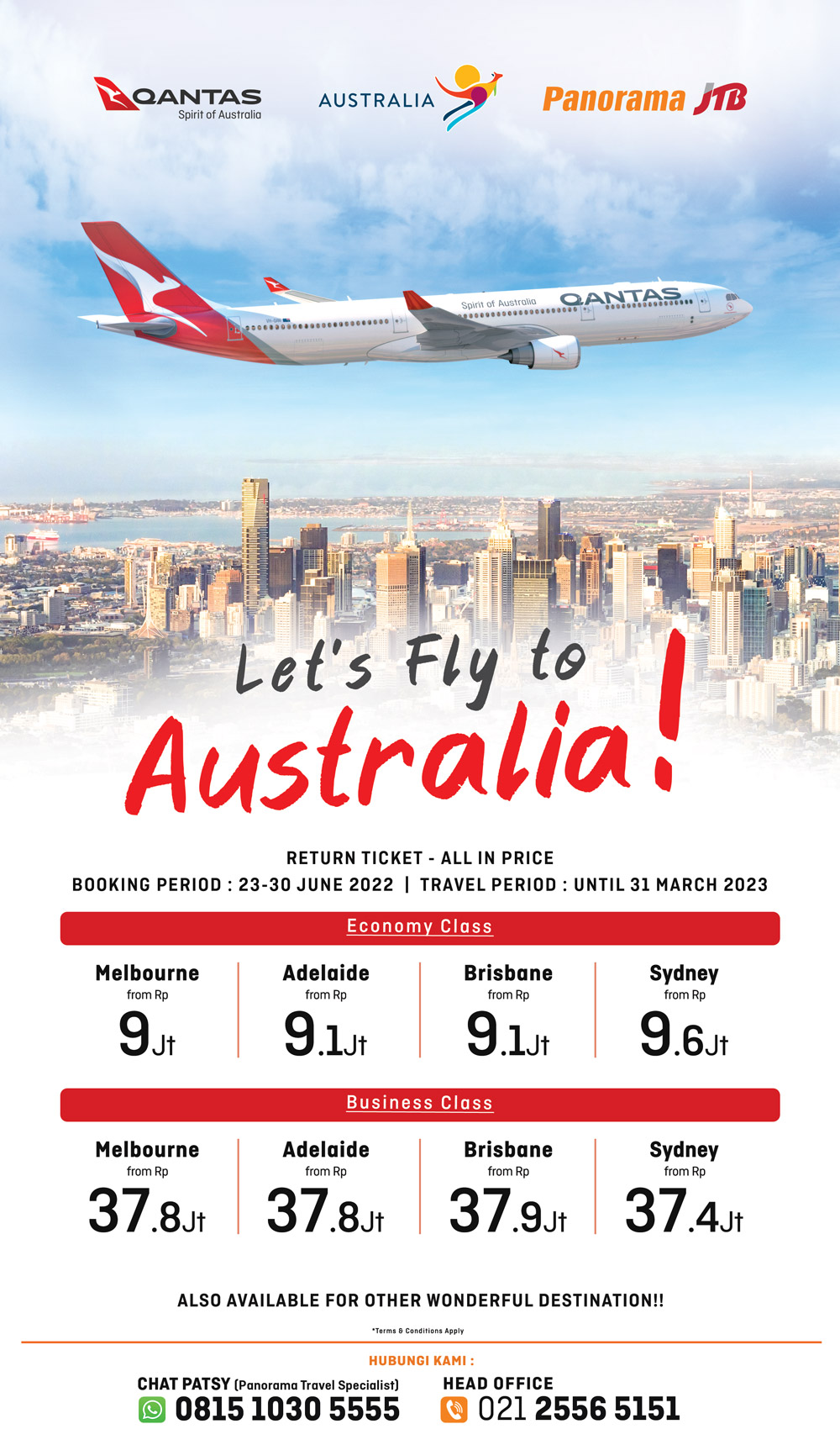 Promo Tiket Qantas Airways
