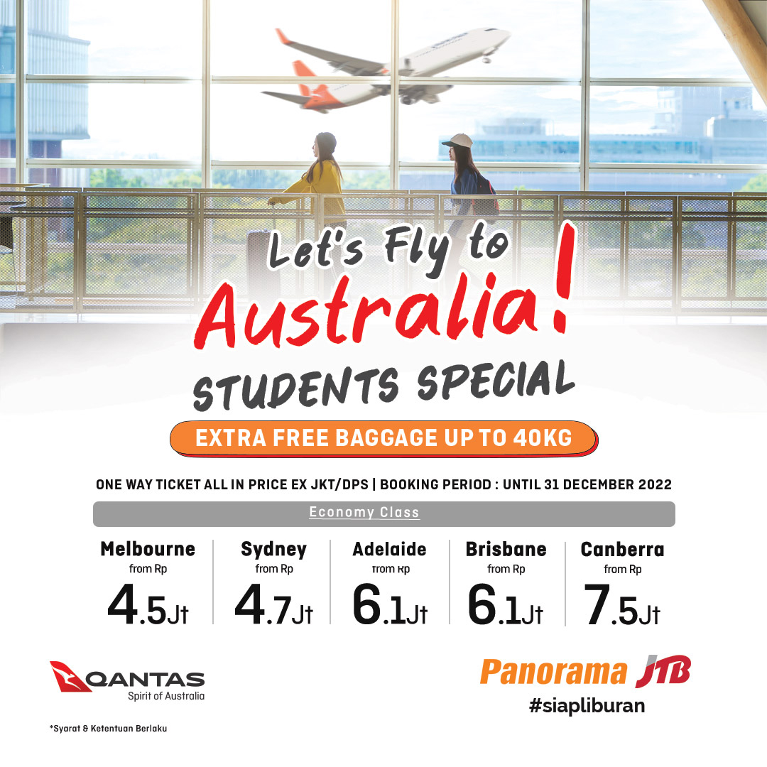 Qantas Student Fare 