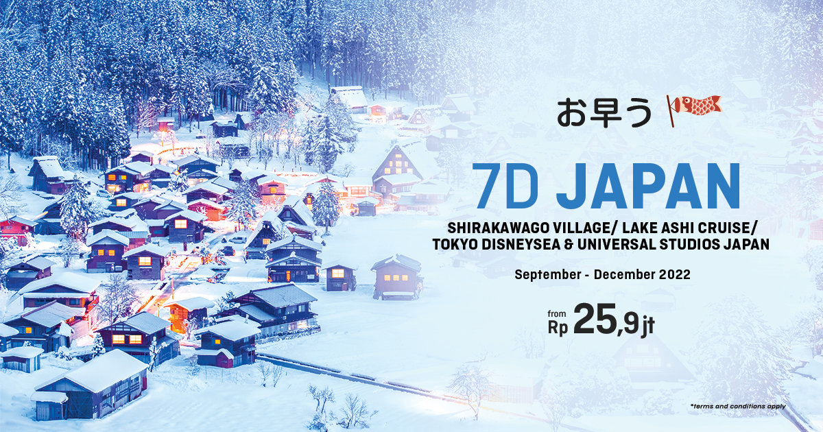 Promo liburan ke Jepang bersama Panorama JTB Mulai Rp 25 Jutaan