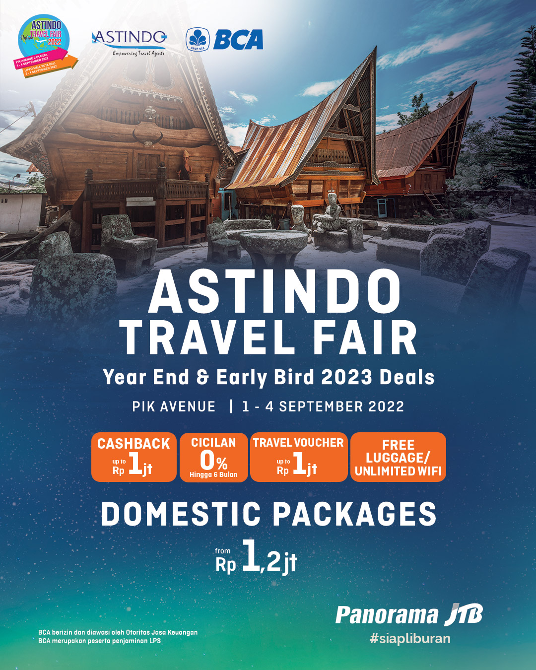 Paket Domestik Mulai Rp 1,2 Juta di Astindo Travel Fair