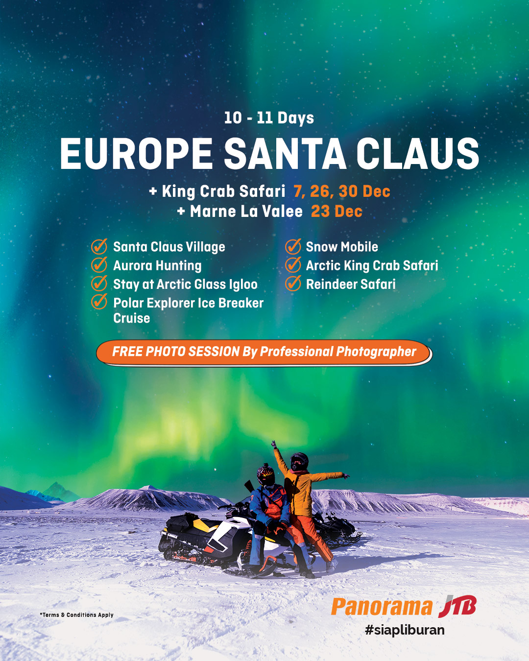 Promo liburan Europe Santa Claus