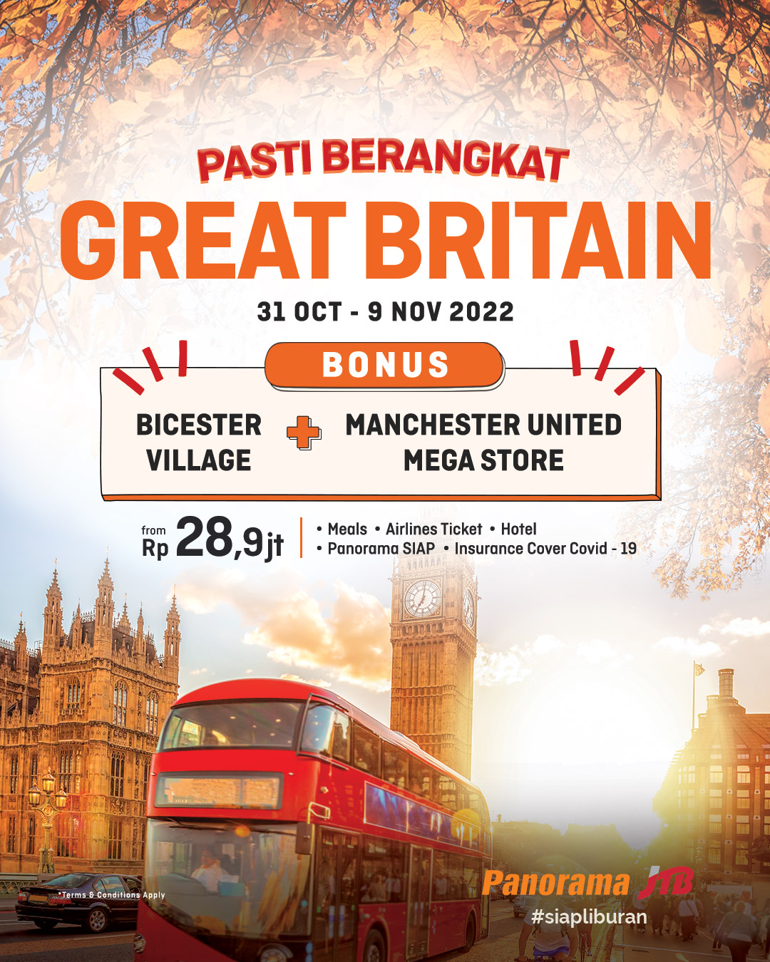 Pasti Berangkat Great Britain Tanggal 31 Oktober!