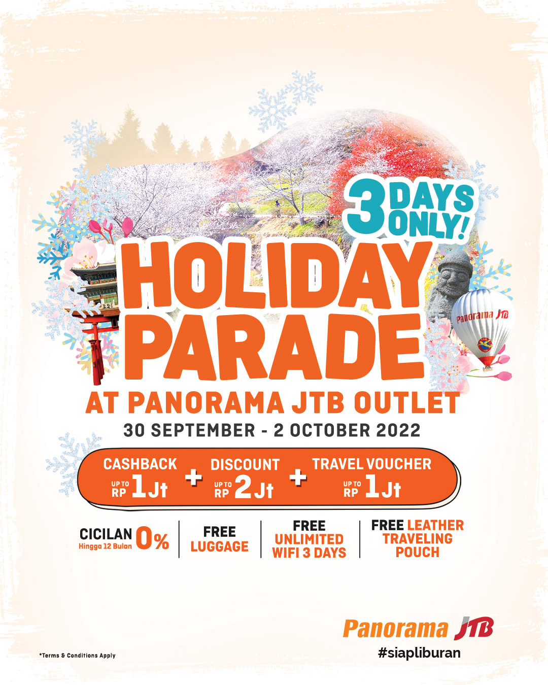 Promo Weekend Sale di Panorama JTB