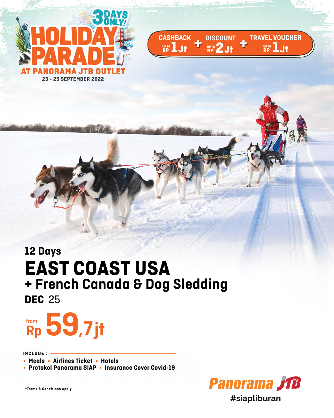 East Coast USA + Dog Sledding