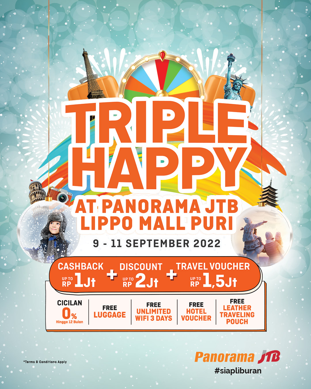 Triple Happy di Panorama JTB Lippo Mall Puri