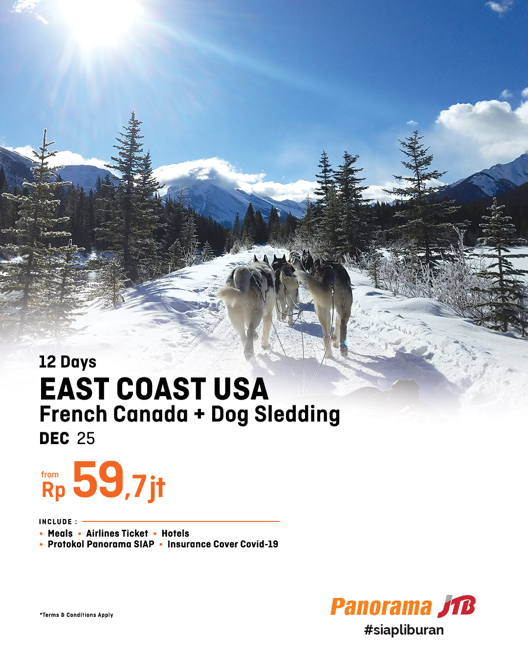 East Coast USA + Dog Sledding