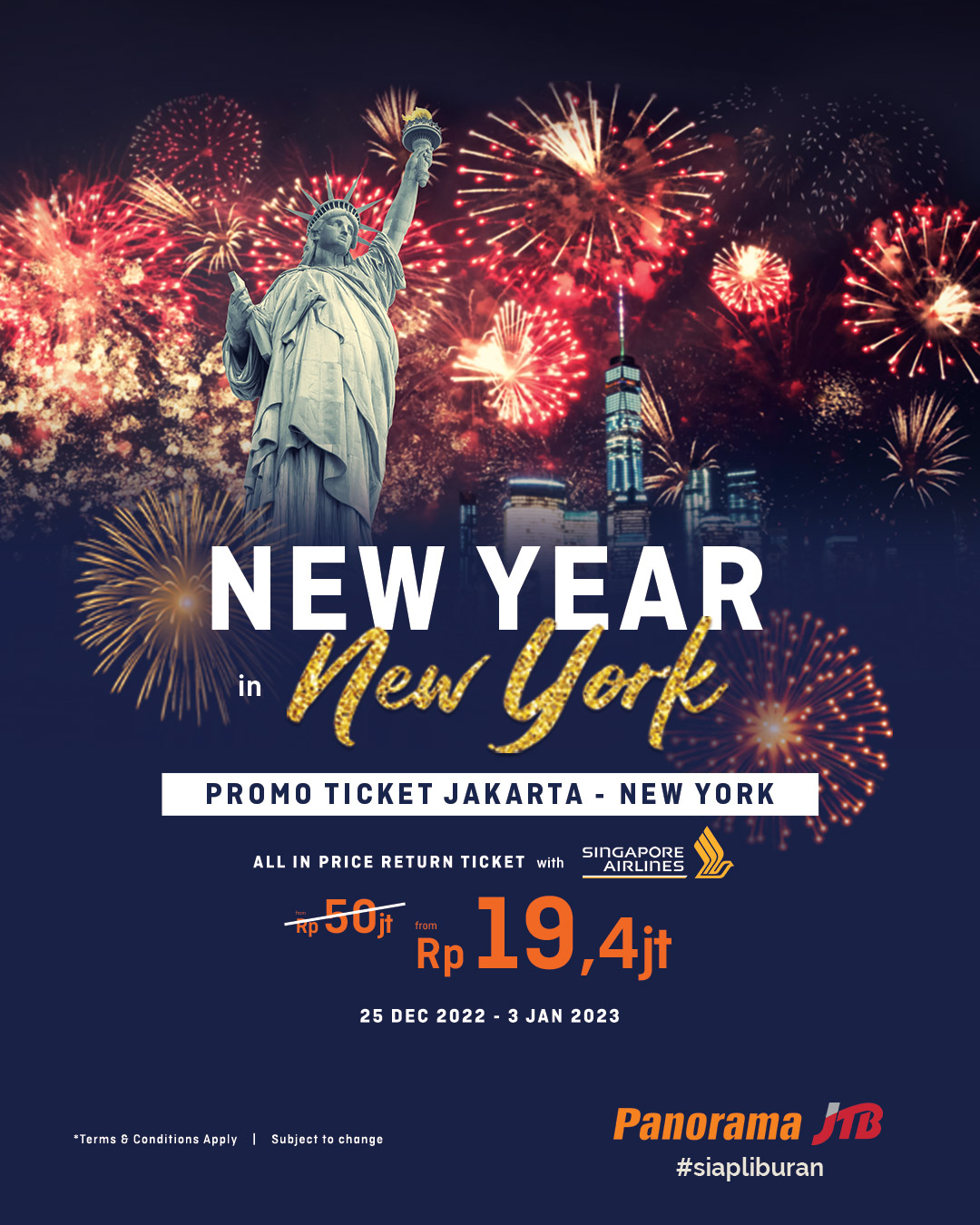 Promo Tiket New Year ke Amerika 