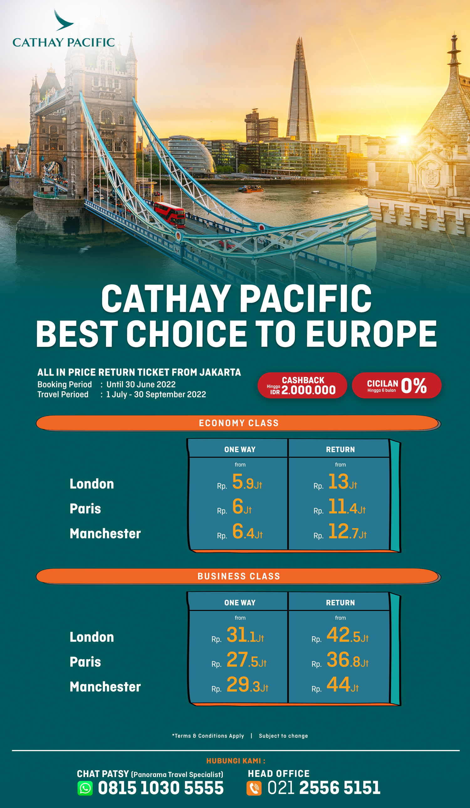 Promo Cathay Pacific 