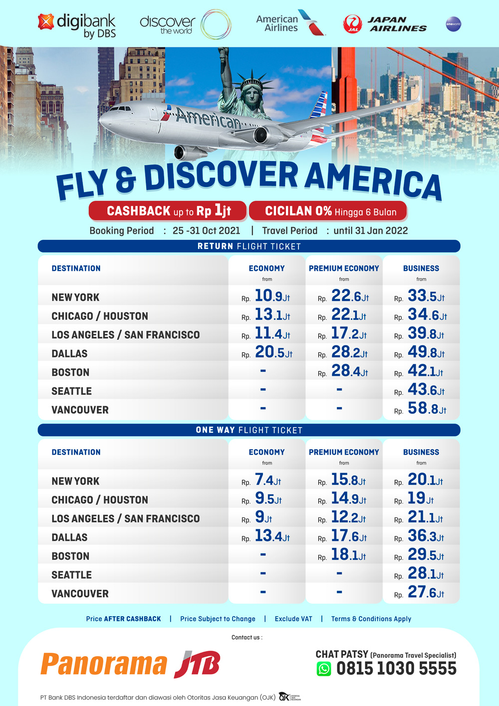 Fly & Discover America