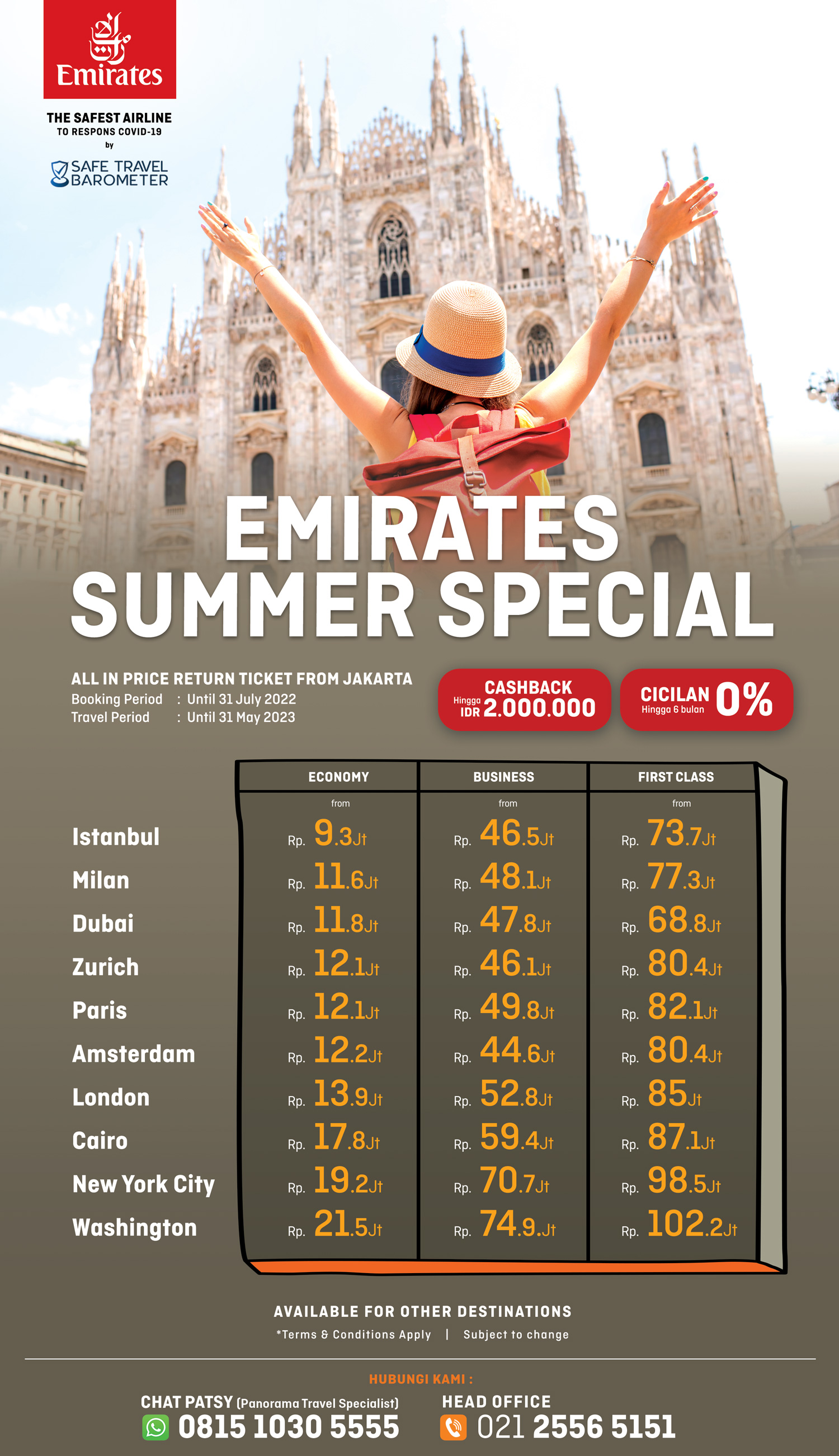Promo tiket Emirates 