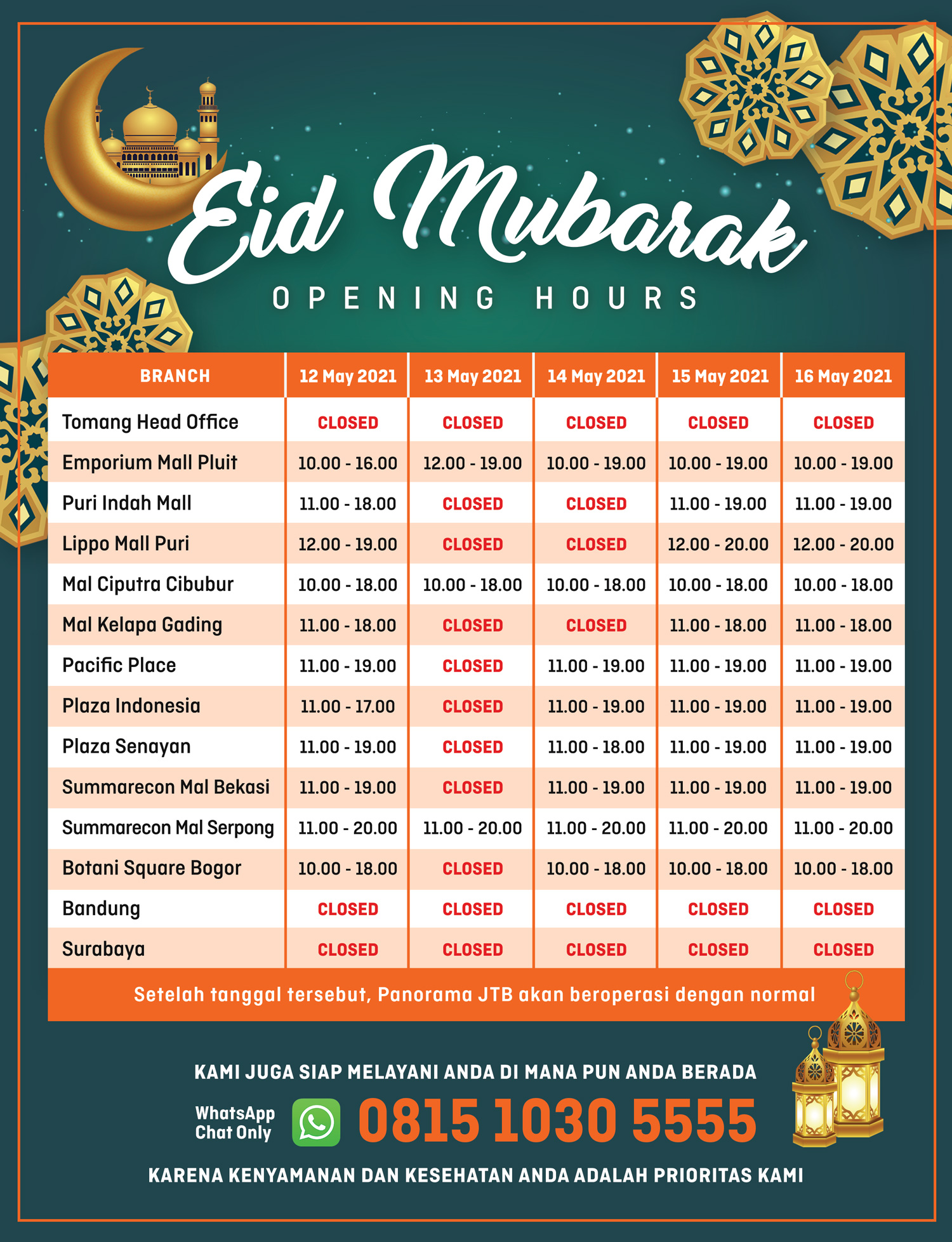 Operational Hours