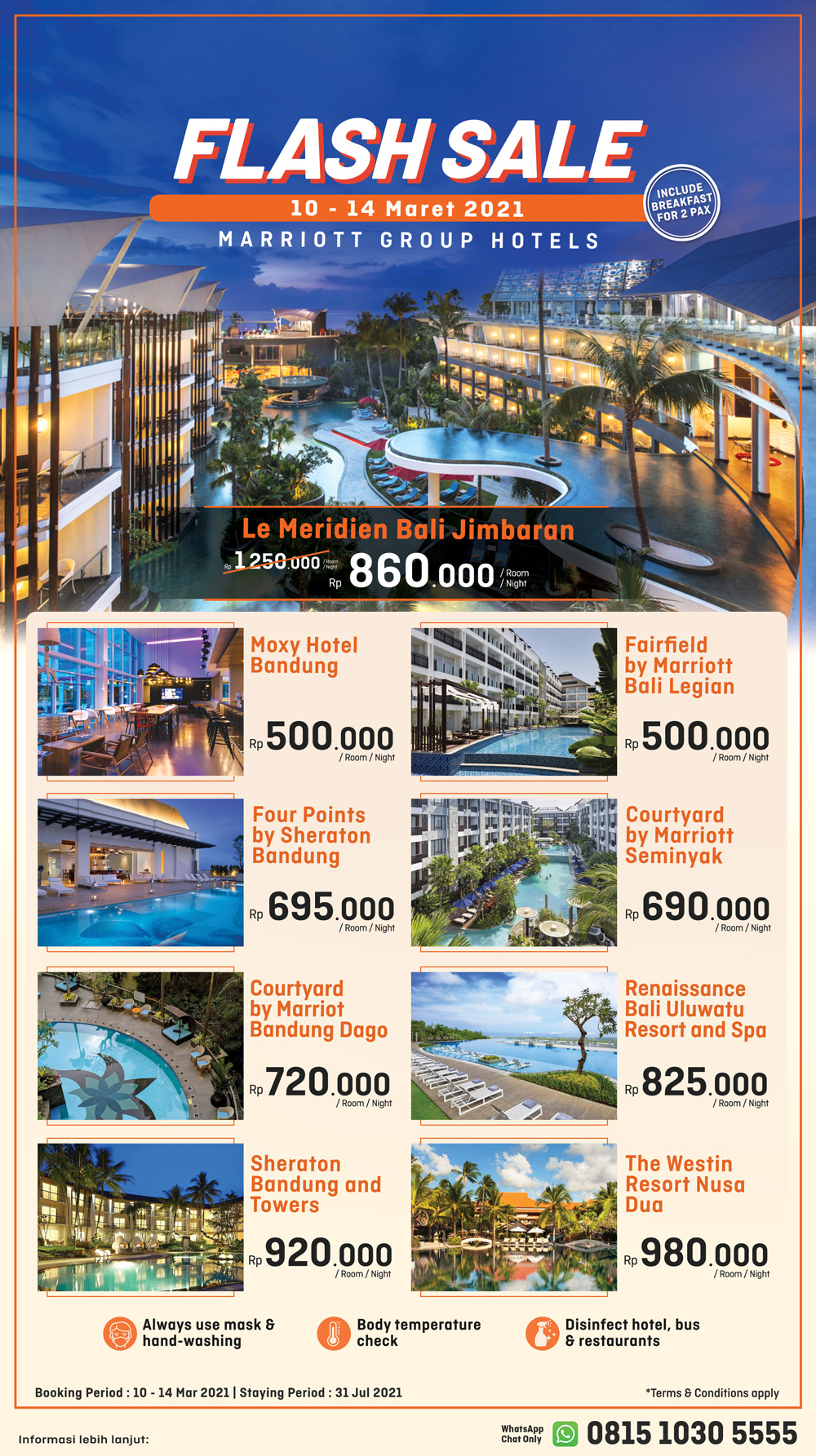 Flash Sale Marriott Group Hotels