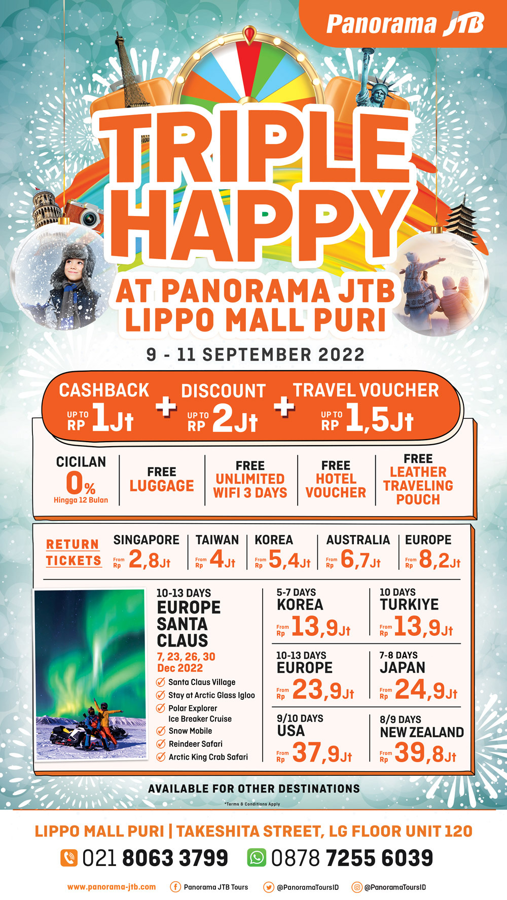 Promo Liburan di Panorama JTB Lippo Mall Puri