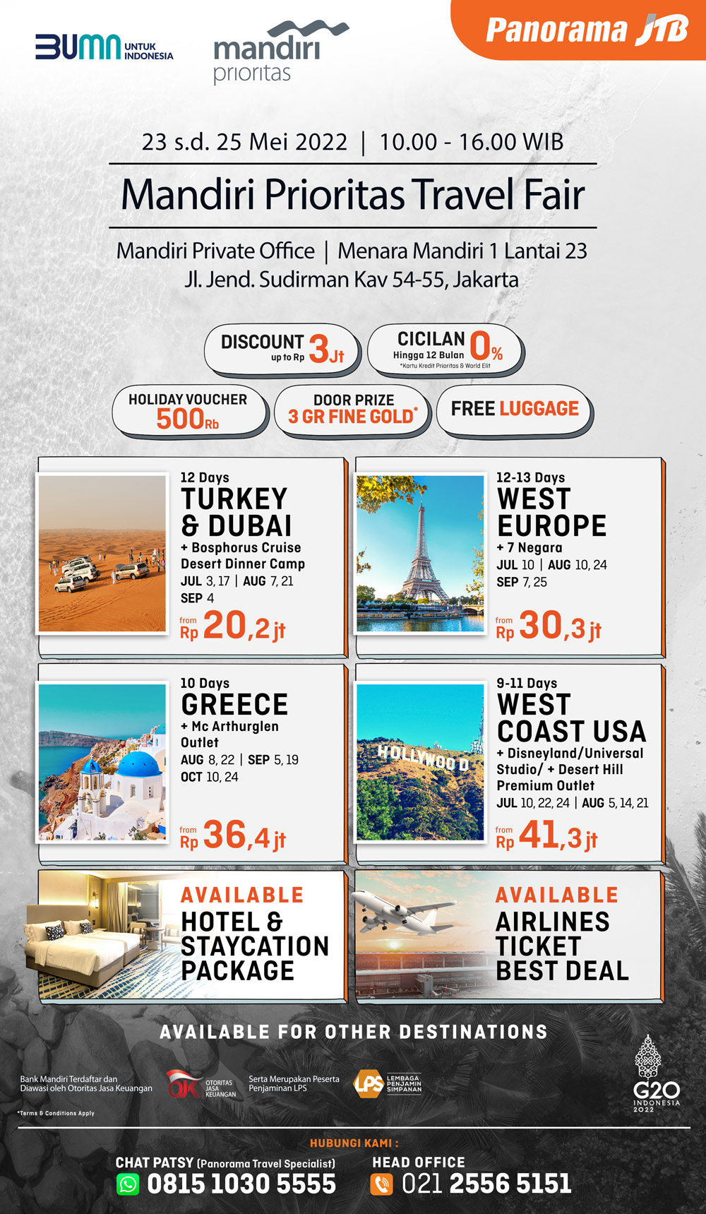 Mandiri Prioritas Travel Fair