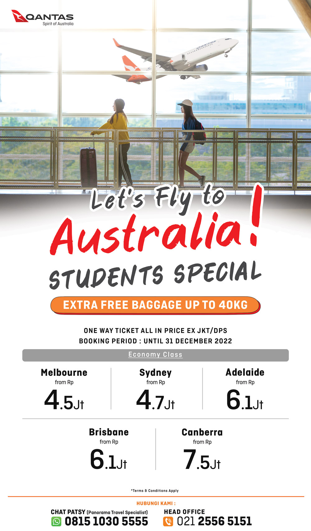 Qantas Student Fare