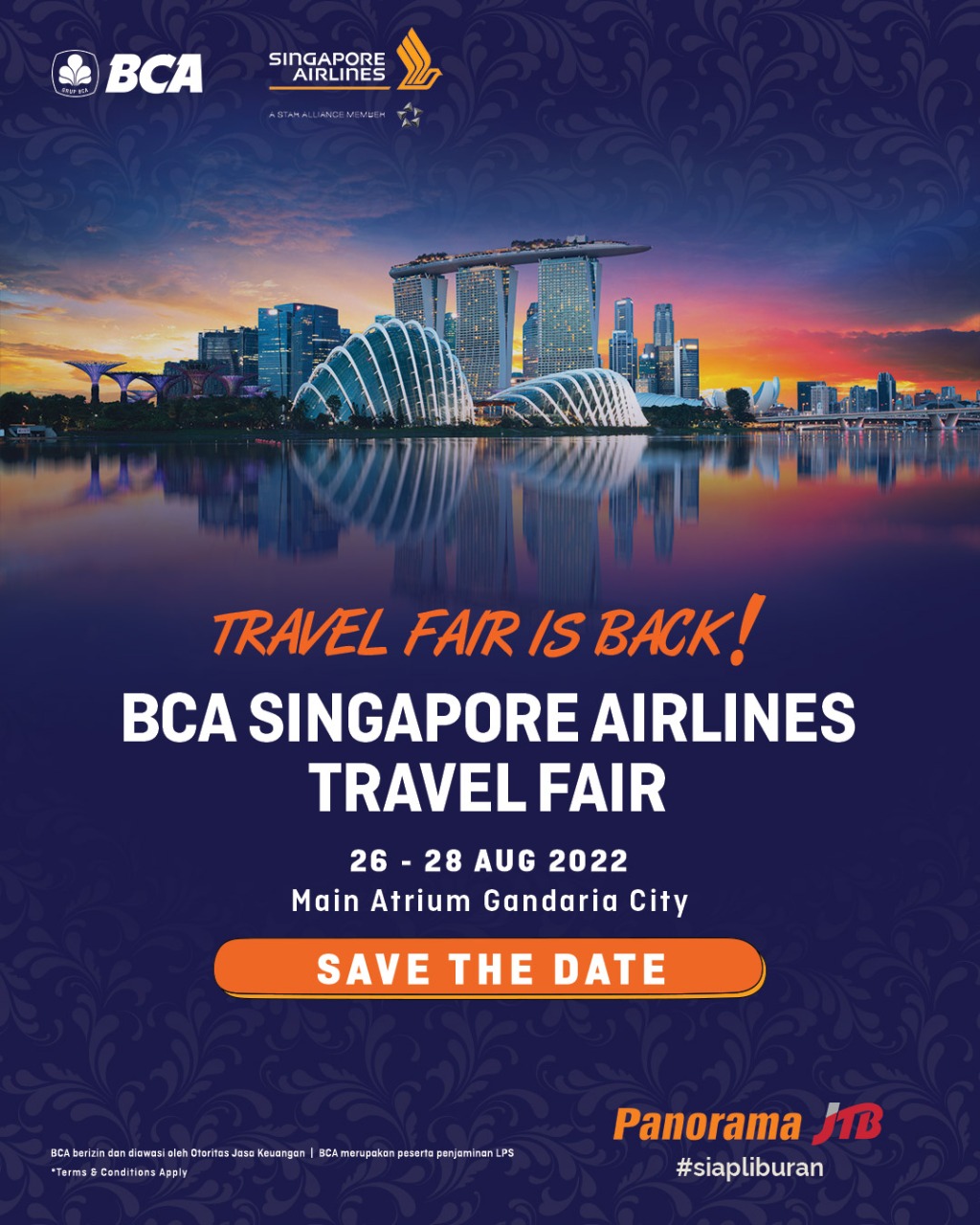 BCA Singapore Airlines Travel Fair Datang Lagi! Siap-siap untuk berburu tiket ke destinasi pilihan.