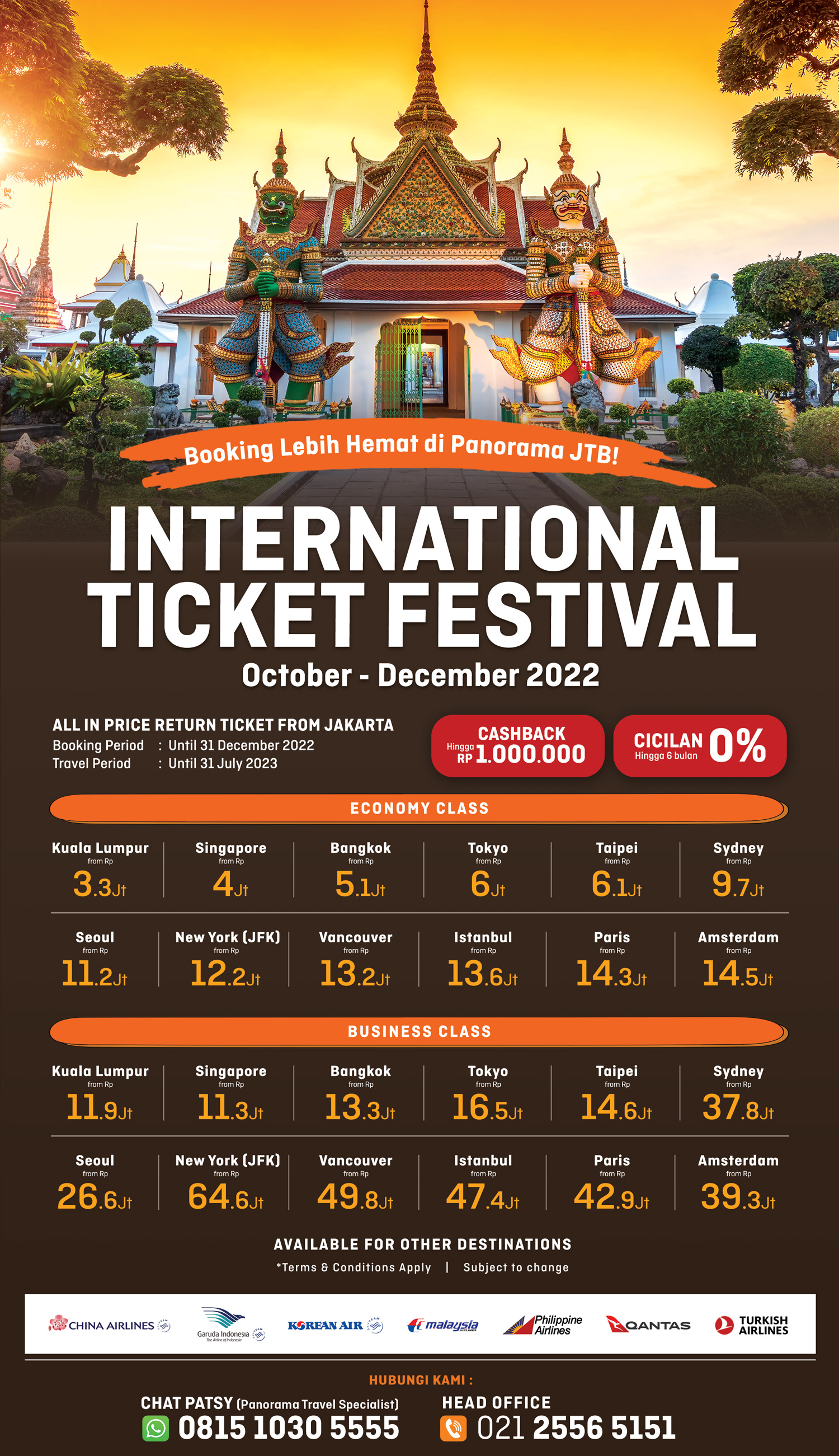 Promo Tiket Internasional