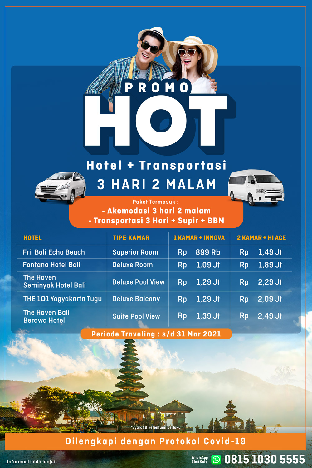 Promo Hotel & Transportasi