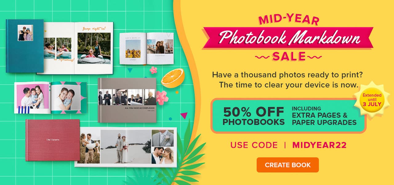 Mid Year Photobook Markdown Sale