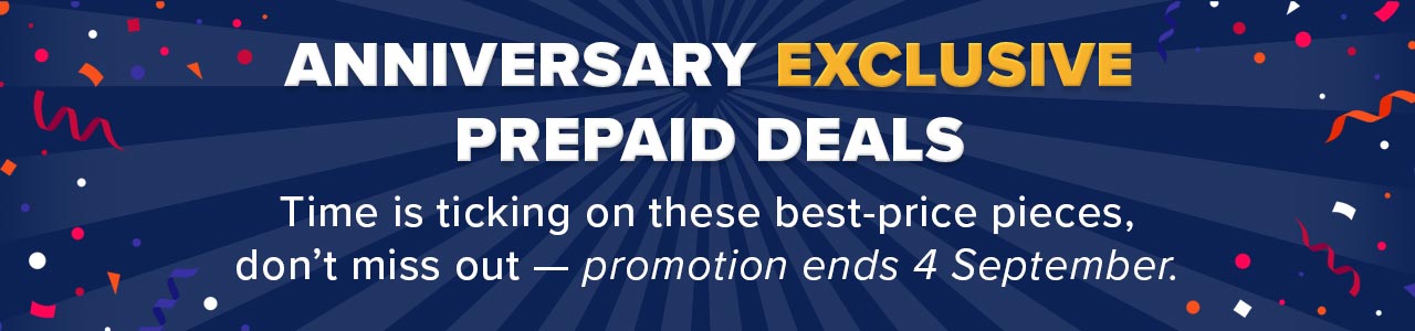 Anniversary Exclusive Prepaid Deals