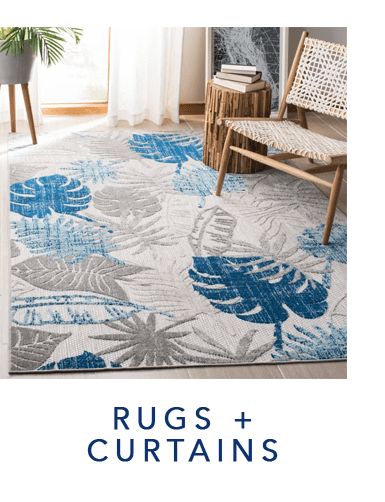 Shop Rugs + Curtains