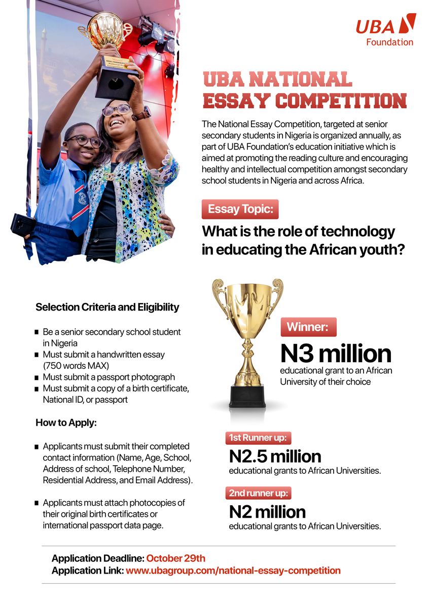 UBA National Essay Competition